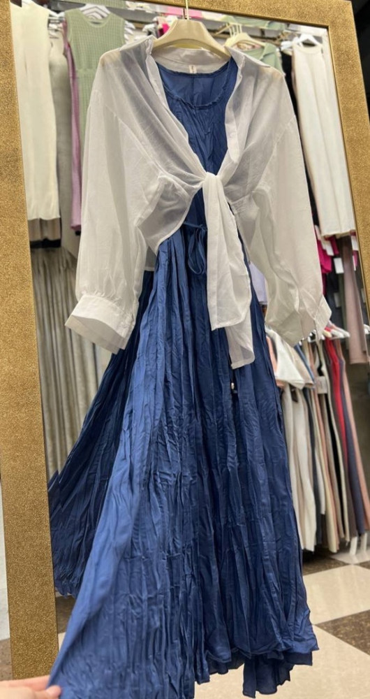 Платье синее купить в Интернет-магазине Садовод База - цена 1700 руб Садовод интернет-каталог