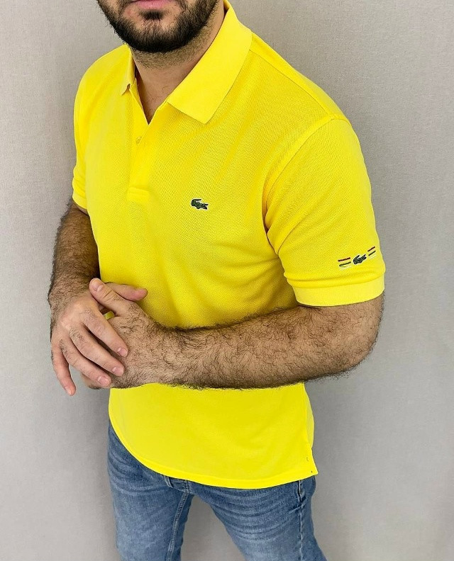 Мужская футболка желтая