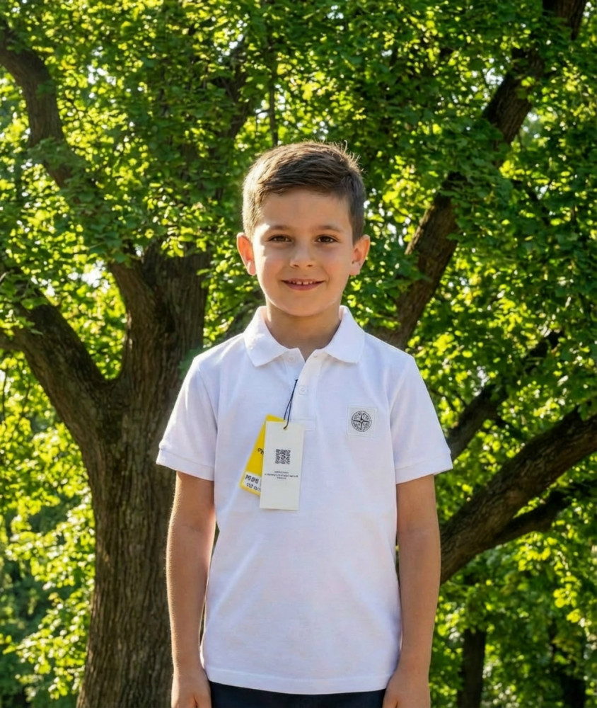 Детская футболка белая