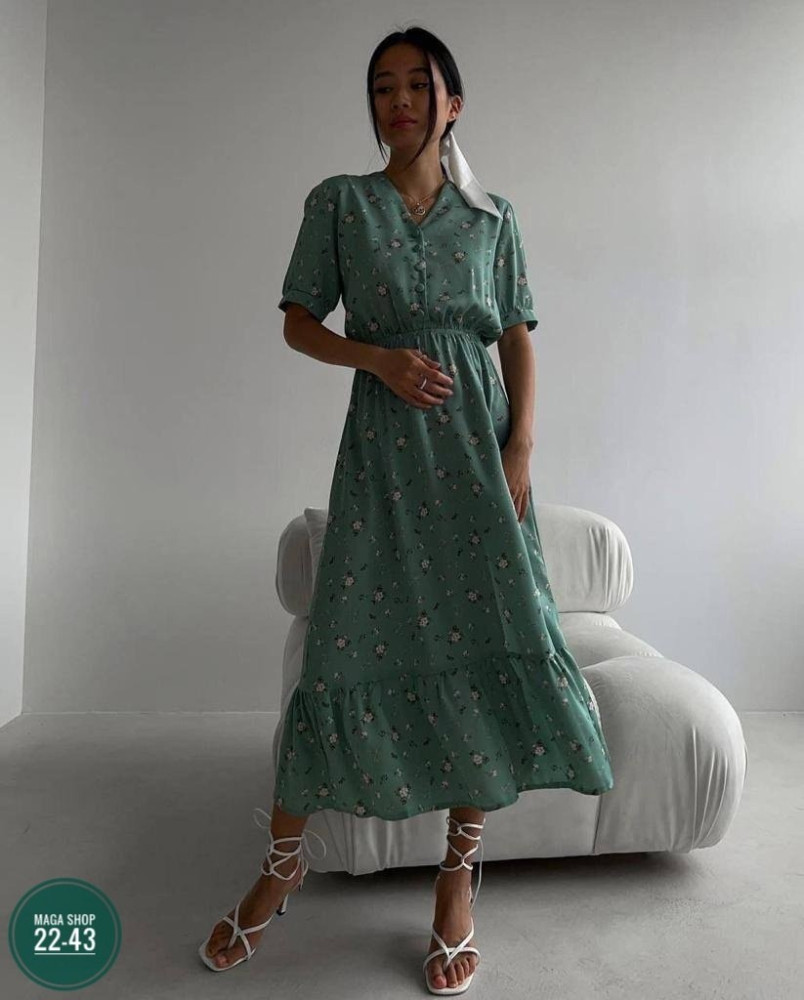 Платье салатовое купить в Интернет-магазине Садовод База - цена 700 руб Садовод интернет-каталог