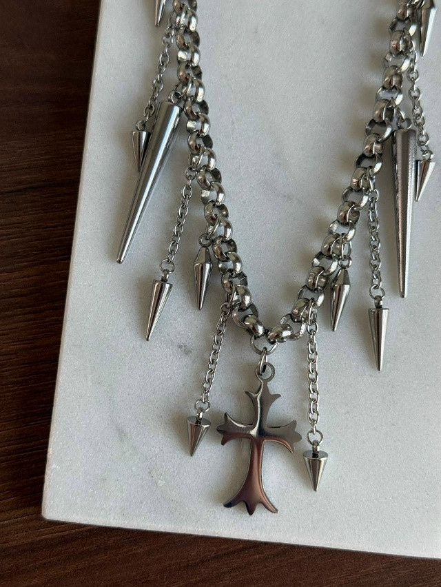 ⚜️ Готическое колье купить в Интернет-магазине Садовод База - цена 400 руб Садовод интернет-каталог