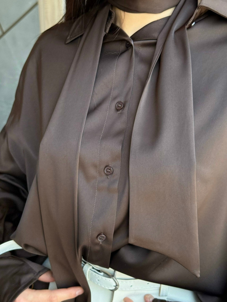 блузка коричневая купить в Интернет-магазине Садовод База - цена 1550 руб Садовод интернет-каталог