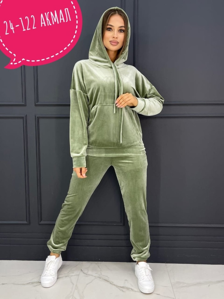 Спортивный женский костюм зеленый купить в Интернет-магазине Садовод База - цена 1200 руб Садовод интернет-каталог