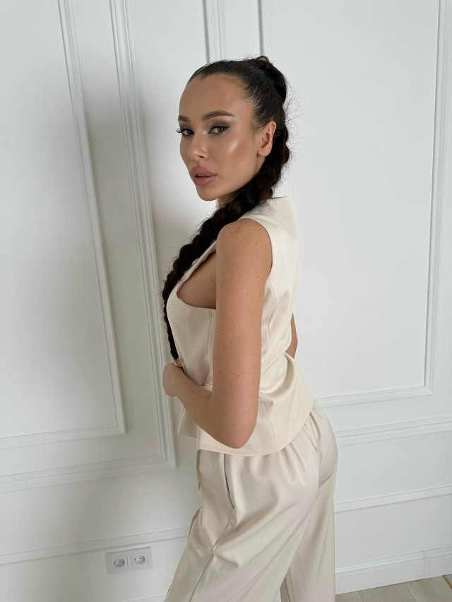 Женский костюм молочный купить в Интернет-магазине Садовод База - цена 2300 руб Садовод интернет-каталог