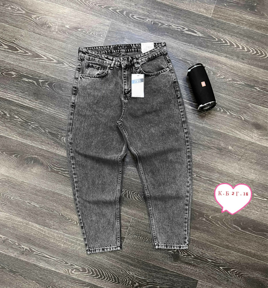 Джинсы серые