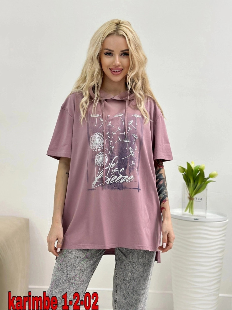 Женская футболка розовая купить в Интернет-магазине Садовод База - цена 399 руб Садовод интернет-каталог