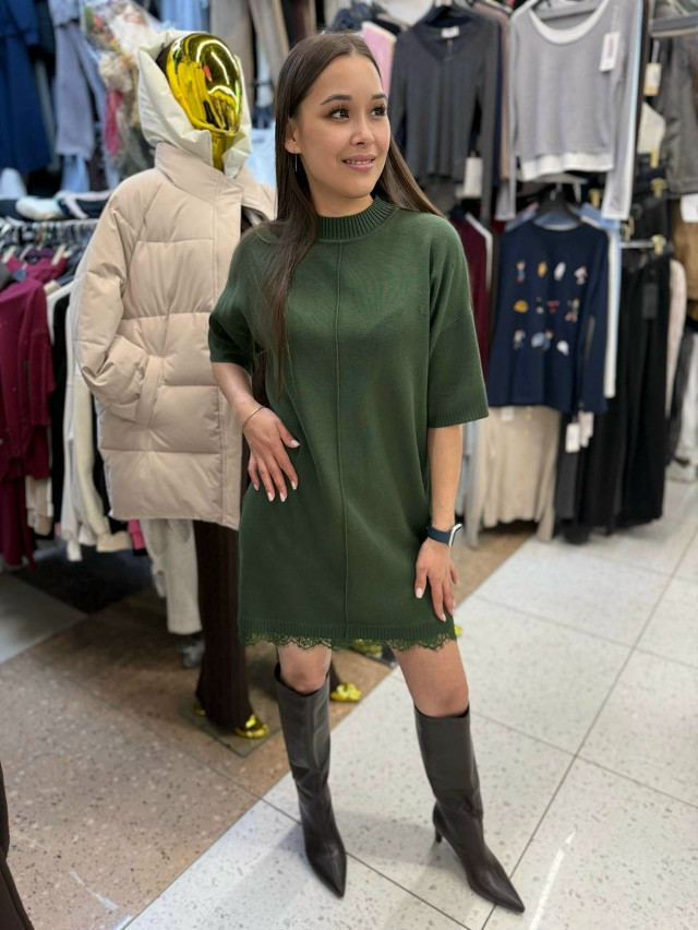 Платье зеленое купить в Интернет-магазине Садовод База - цена 1500 руб Садовод интернет-каталог