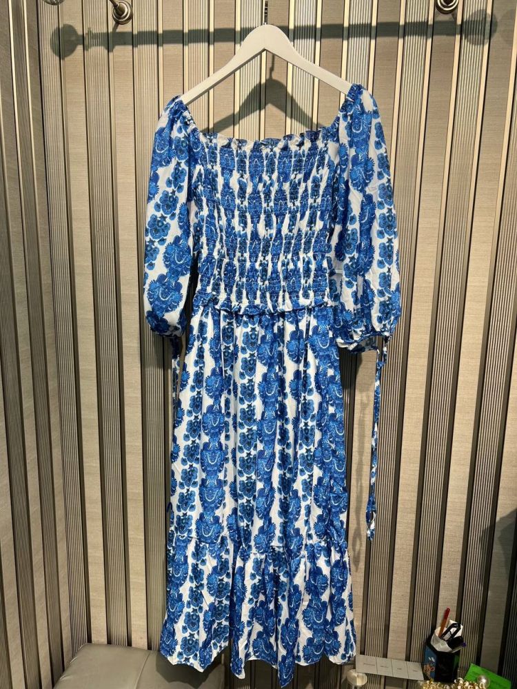 Платье синее купить в Интернет-магазине Садовод База - цена 6500 руб Садовод интернет-каталог