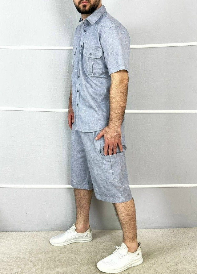 Мужской костюм светло-серый купить в Интернет-магазине Садовод База - цена 1400 руб Садовод интернет-каталог