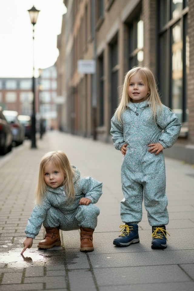 Детский комбинезон голубой