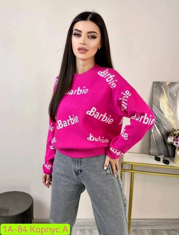 💗 СВИТЕР Barbie новый купить в Интернет-магазине Садовод База - цена 750 руб Садовод интернет-каталог