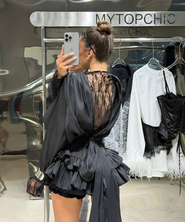 Платье черное купить в Интернет-магазине Садовод База - цена 1800 руб Садовод интернет-каталог