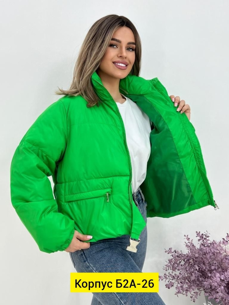 Куртка женская зеленая купить в Интернет-магазине Садовод База - цена 700 руб Садовод интернет-каталог