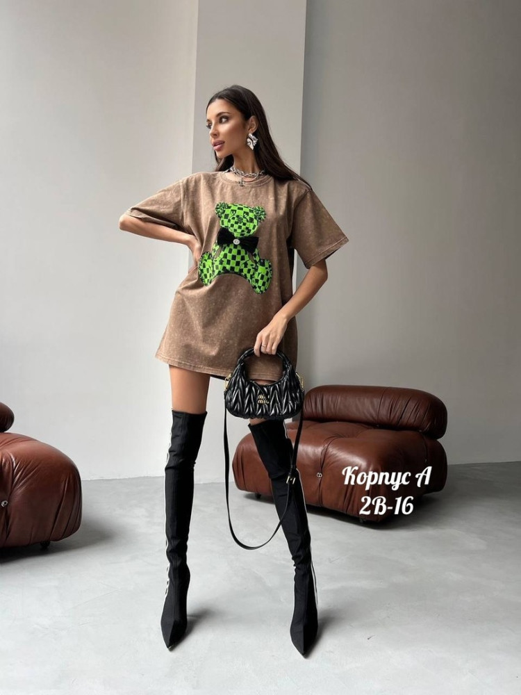 Женская футболка коричневая купить в Интернет-магазине Садовод База - цена 1100 руб Садовод интернет-каталог