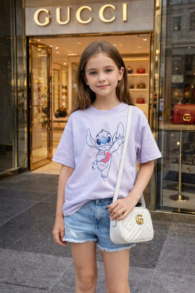 Детская футболка сиреневая купить в Интернет-магазине Садовод База - цена 750 руб Садовод интернет-каталог