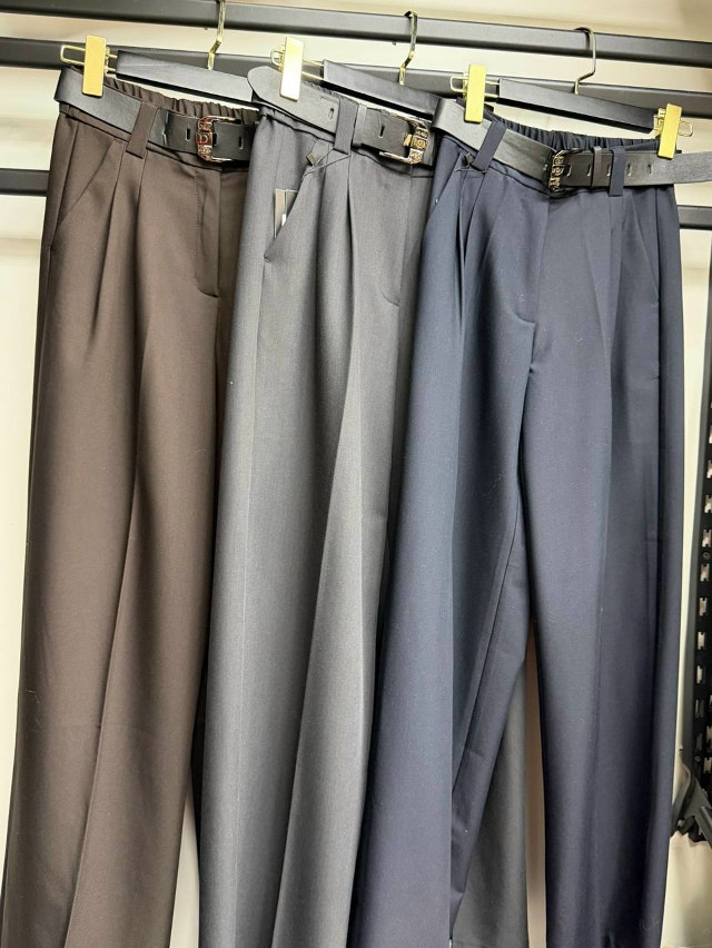 Женские брюки серые купить в Интернет-магазине Садовод База - цена 1400 руб Садовод интернет-каталог