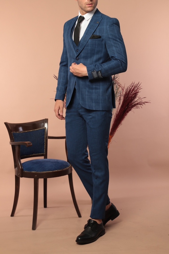 Мужской костюм синий купить в Интернет-магазине Садовод База - цена 10000 руб Садовод интернет-каталог