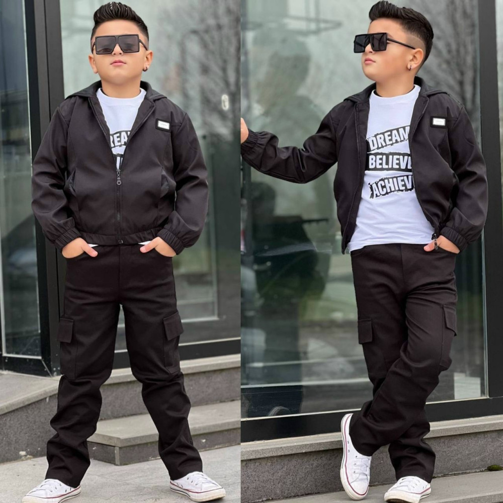 Детский костюм черный купить в Интернет-магазине Садовод База - цена 2099 руб Садовод интернет-каталог