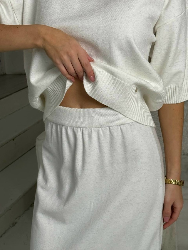 Женский костюм белый купить в Интернет-магазине Садовод База - цена 2200 руб Садовод интернет-каталог