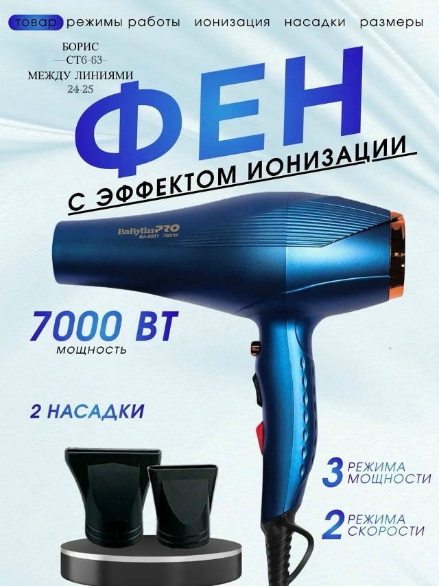 Фен купить в Интернет-магазине Садовод База - цена 900 руб Садовод интернет-каталог