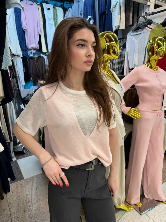 Женская футболка розовая купить в Интернет-магазине Садовод База - цена 950 руб Садовод интернет-каталог