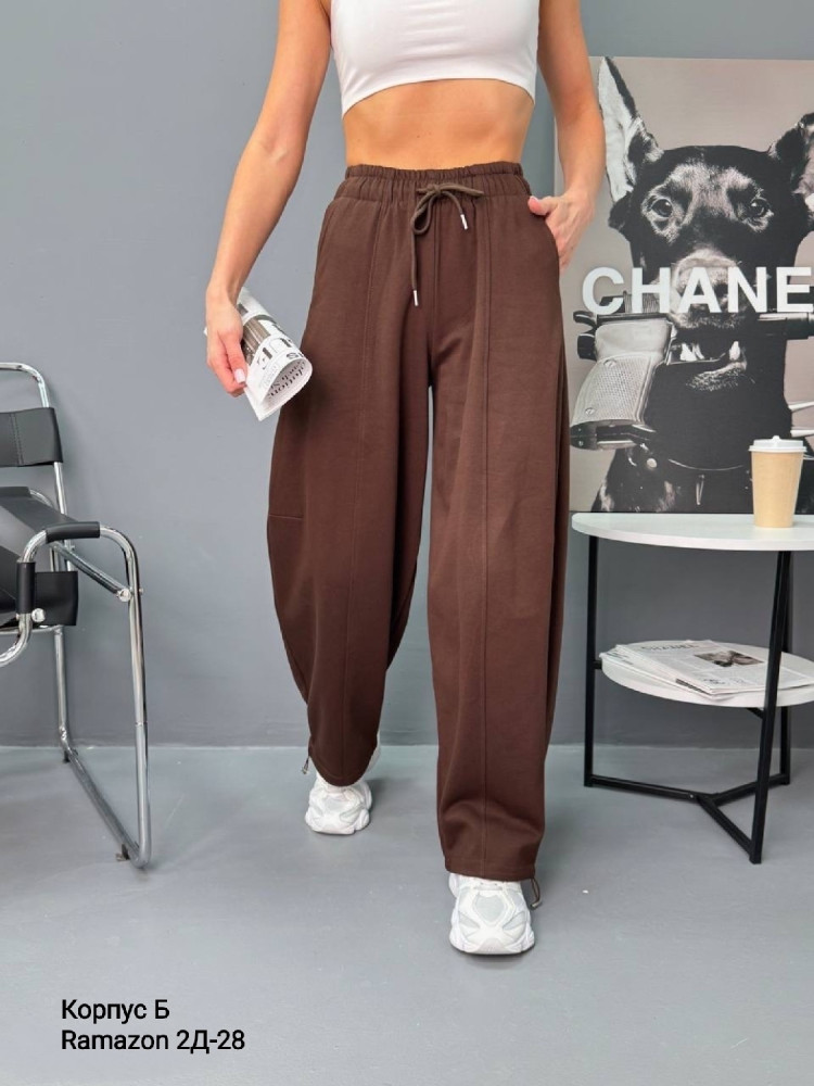 Женские брюки коричневые купить в Интернет-магазине Садовод База - цена 850 руб Садовод интернет-каталог