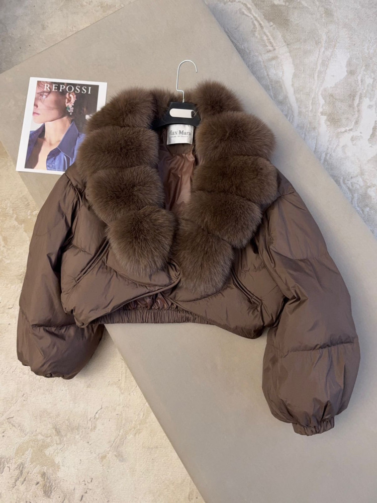 Пуховик коричневый купить в Интернет-магазине Садовод База - цена 8500 руб Садовод интернет-каталог