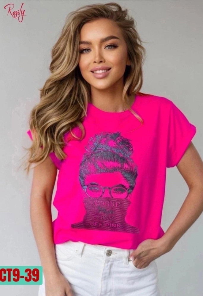 Женская футболка фуксия купить в Интернет-магазине Садовод База - цена 200 руб Садовод интернет-каталог