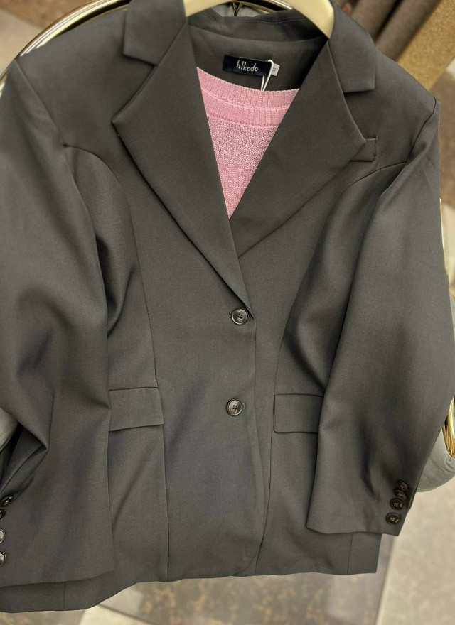 Женский пиджак черный купить в Интернет-магазине Садовод База - цена 2500 руб Садовод интернет-каталог