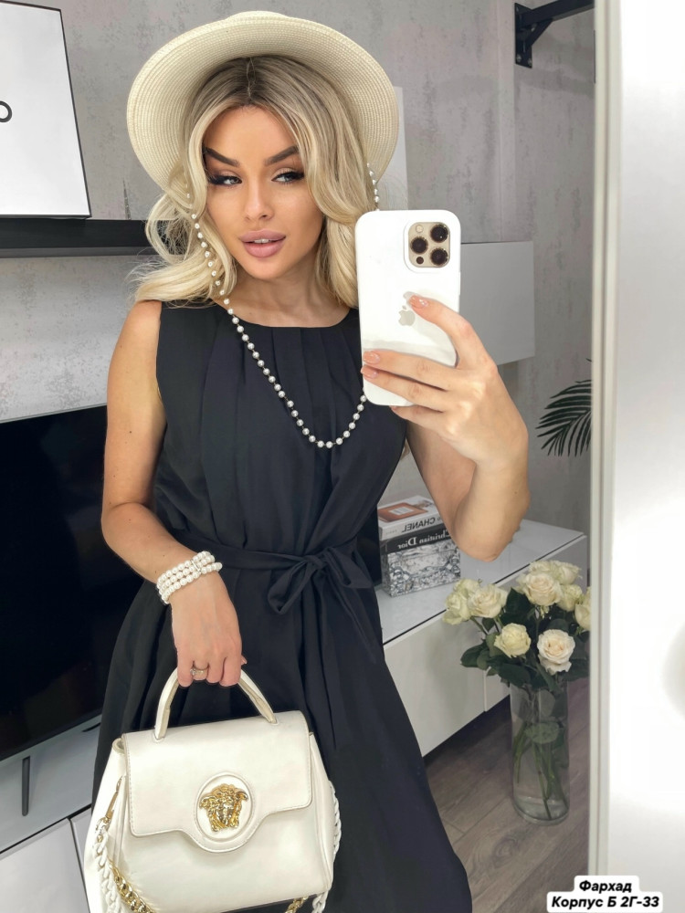 Женское однотонное деловое летнее платье на каждый день,с поясом купить в Интернет-магазине Садовод База - цена 850 руб Садовод интернет-каталог
