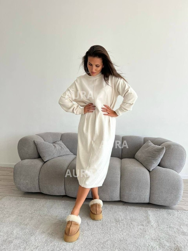 Платье молочное