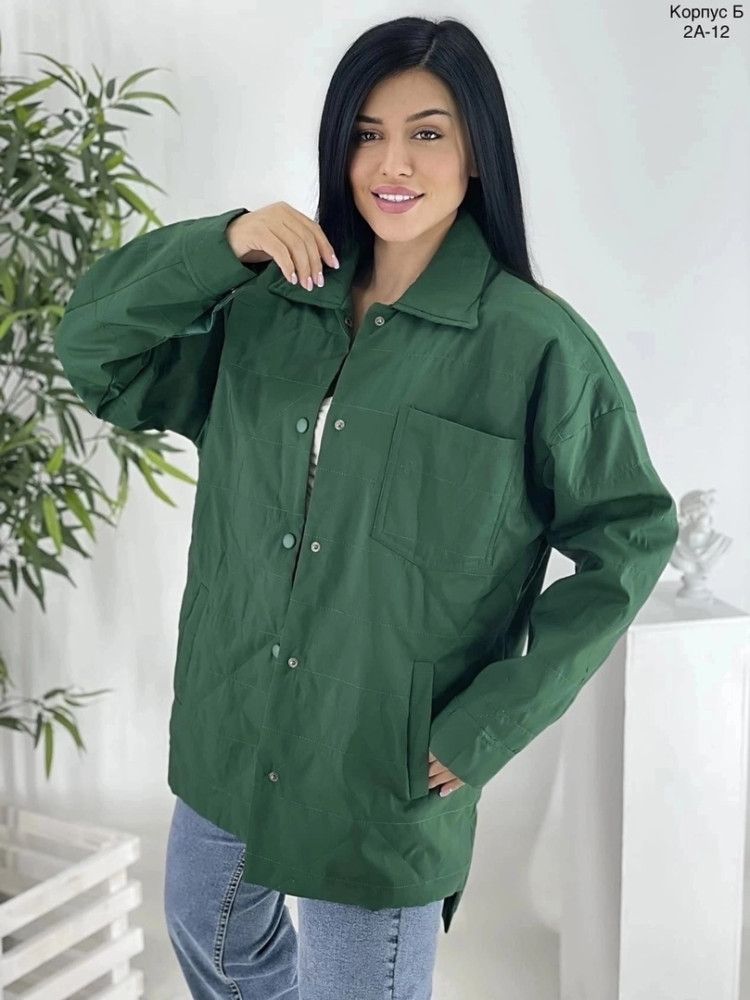 Куртка женская зеленая купить в Интернет-магазине Садовод База - цена 500 руб Садовод интернет-каталог