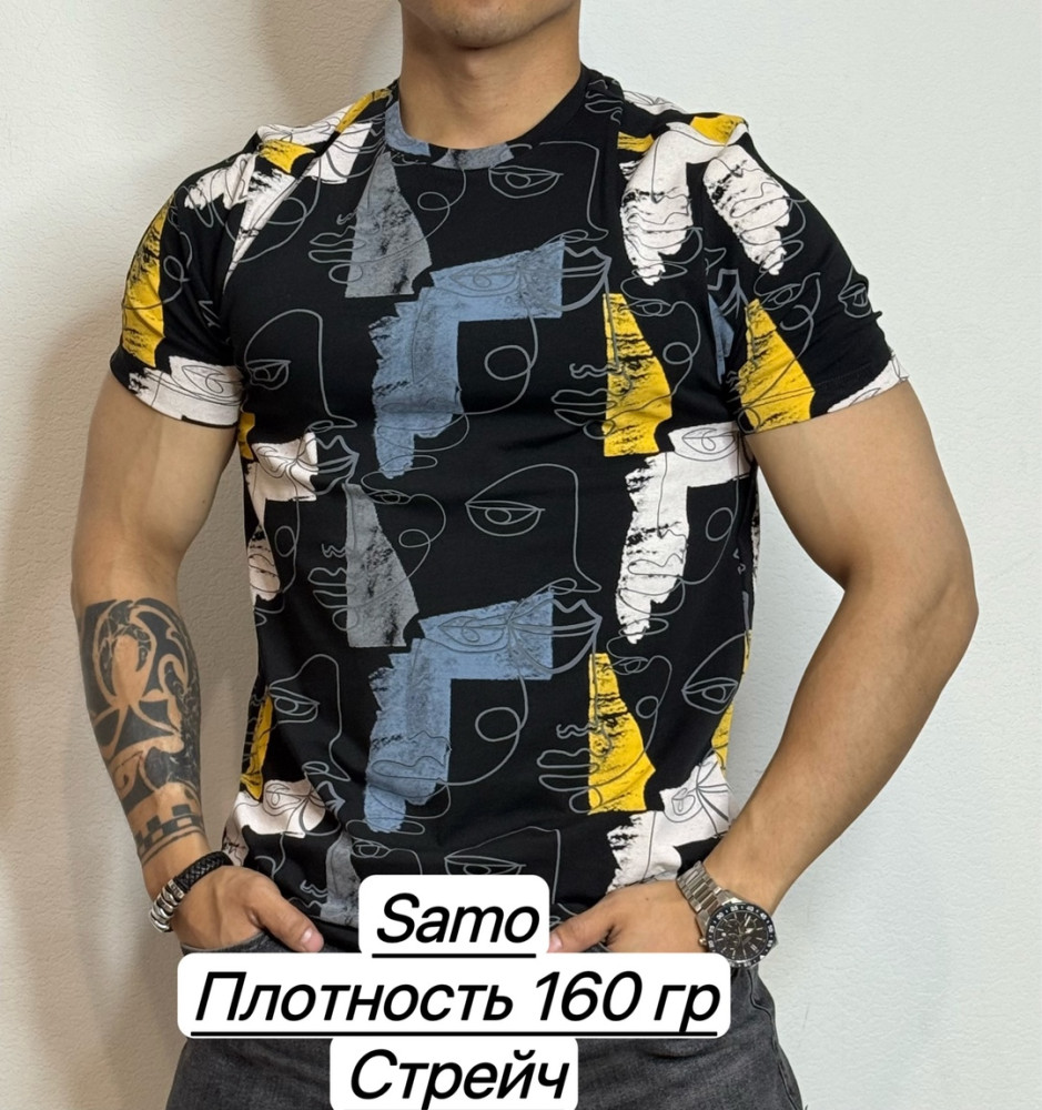 Футболка для мужчин, хлопок купить в Интернет-магазине Садовод База - цена 450 руб Садовод интернет-каталог