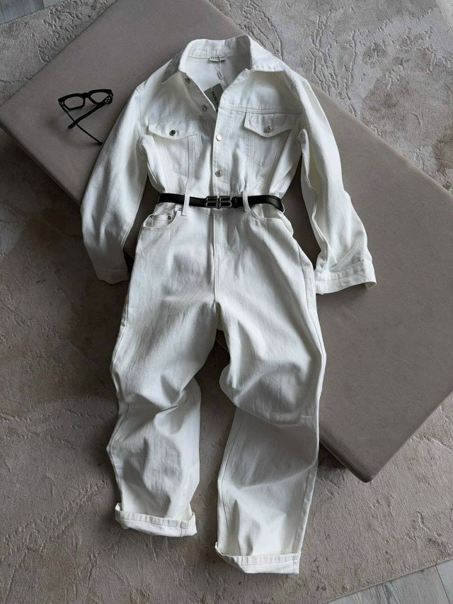 Женский комбинезон белый купить в Интернет-магазине Садовод База - цена 5000 руб Садовод интернет-каталог