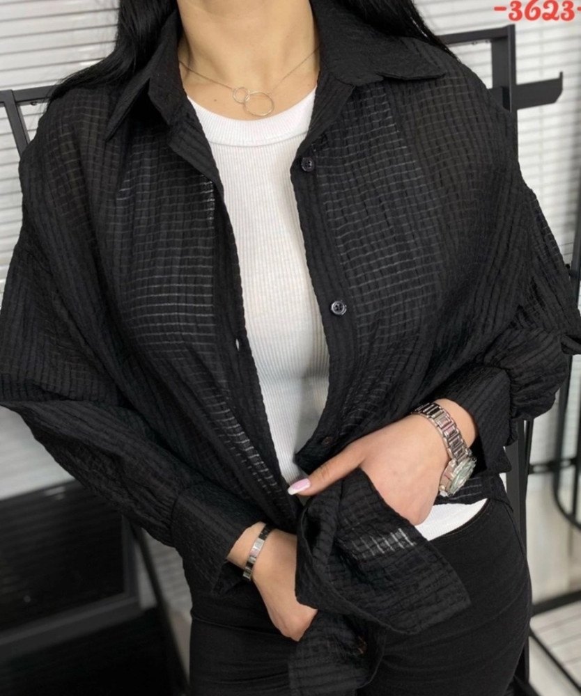 Женская рубашка черная купить в Интернет-магазине Садовод База - цена 1300 руб Садовод интернет-каталог