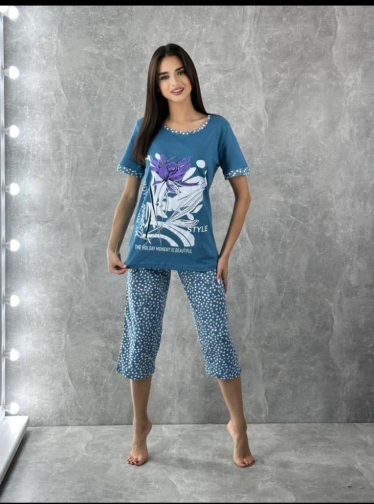 пижама синяя купить в Интернет-магазине Садовод База - цена 350 руб Садовод интернет-каталог