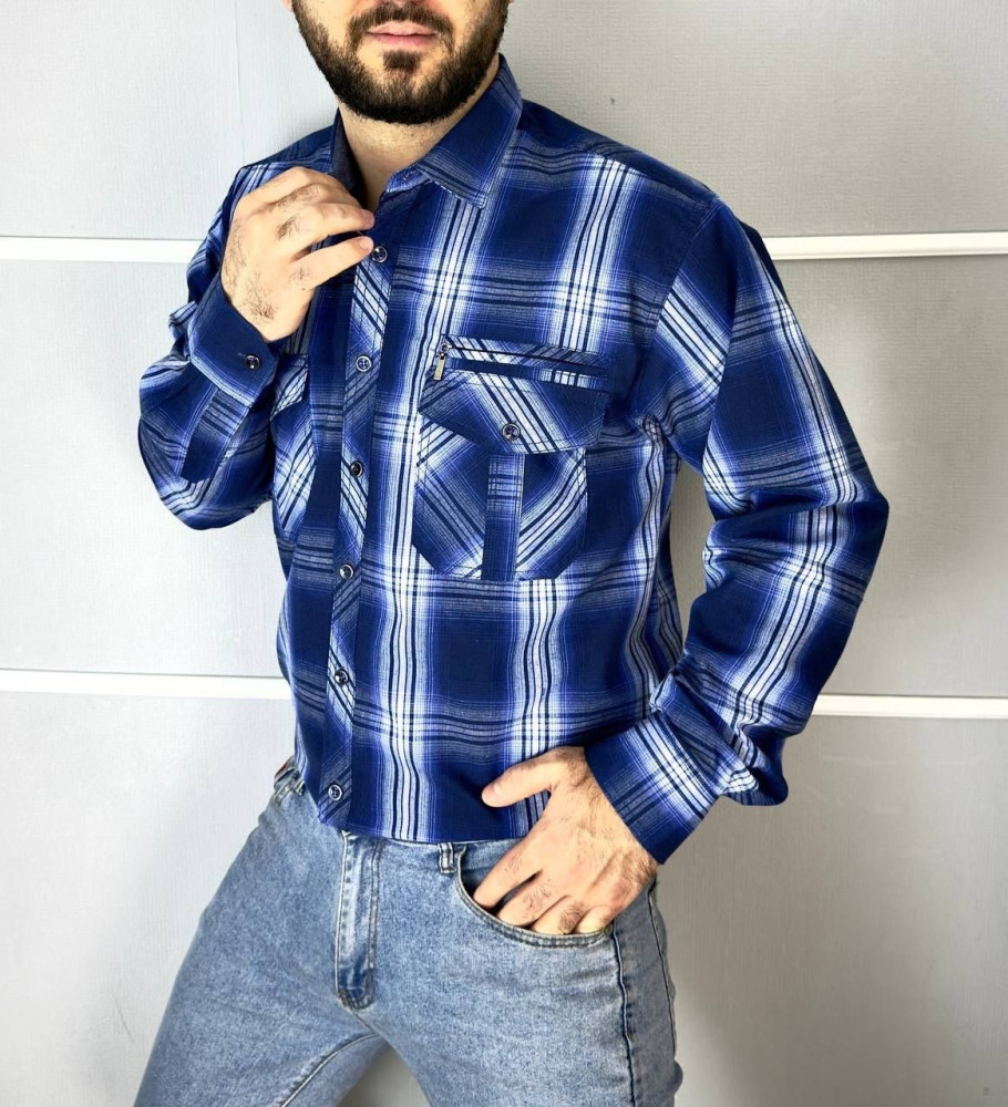 Мужская рубашка разноцветныйая