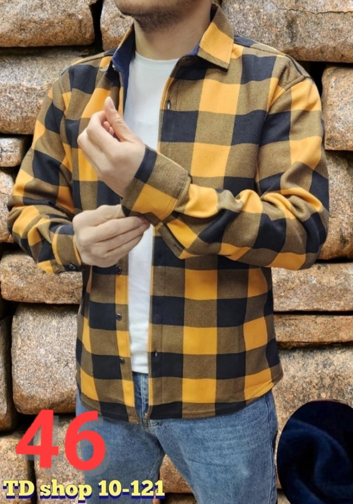 Мужская рубашка желтая купить в Интернет-магазине Садовод База - цена 950 руб Садовод интернет-каталог