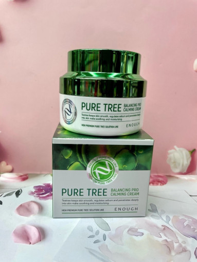 Успокаивающий крем для лица с чайным деревом (50 мл), Enough Pure Tree Balancing Pro Calming Cream САДОВОД официальный интернет-каталог