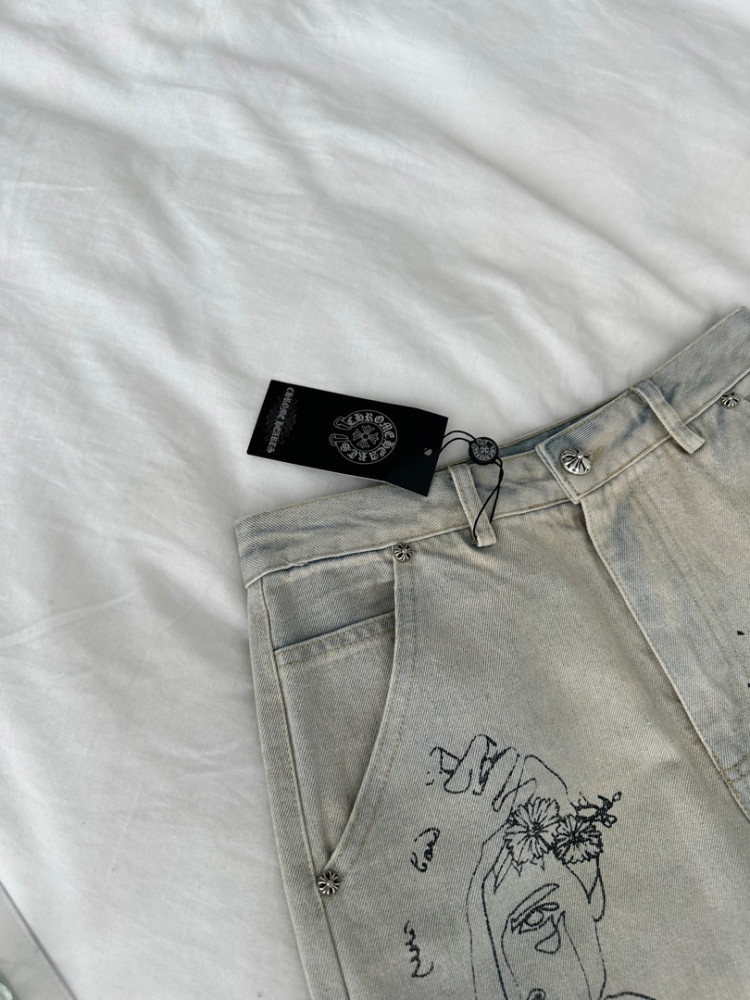 ⚜️ Стильные джинсы Chrome купить в Интернет-магазине Садовод База - цена 2200 руб Садовод интернет-каталог