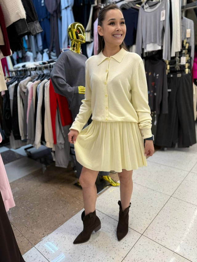 Женский костюм желтый купить в Интернет-магазине Садовод База - цена 1500 руб Садовод интернет-каталог