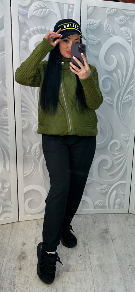 Куртка женская зеленая купить в Интернет-магазине Садовод База - цена 4500 руб Садовод интернет-каталог