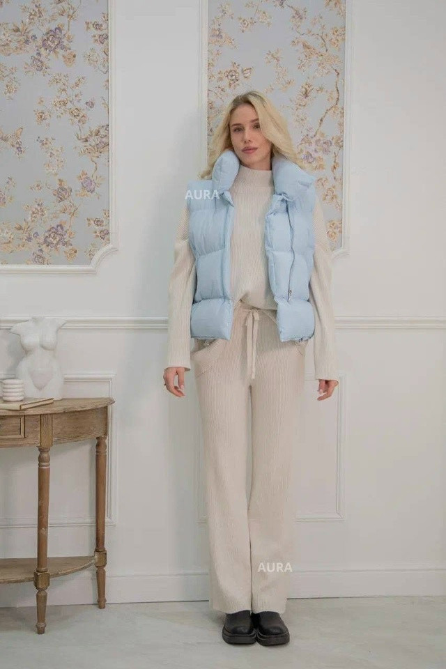 Жилетка женская голубая купить в Интернет-магазине Садовод База - цена 2100 руб Садовод интернет-каталог