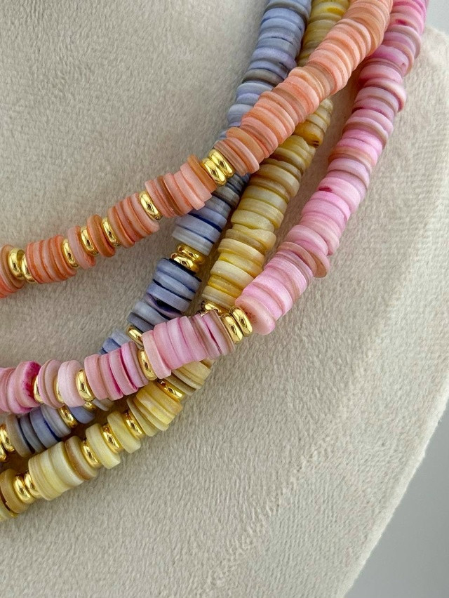 💗Колье из натурального ракушечника «Ариэль» купить в Интернет-магазине Садовод База - цена 600 руб Садовод интернет-каталог