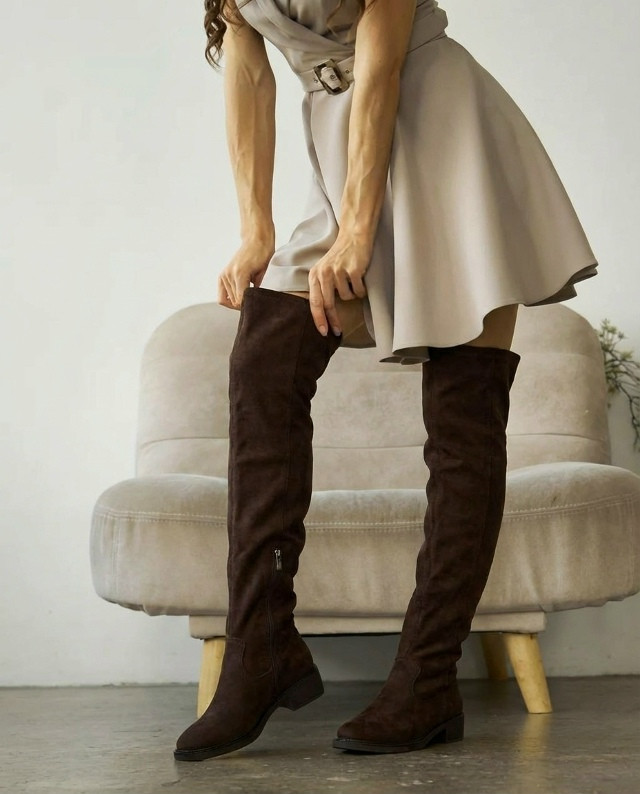 Сапоги, замш купить в Интернет-магазине Садовод База - цена 1000 руб Садовод интернет-каталог