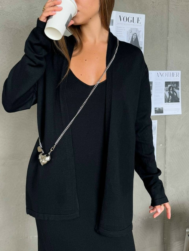 кардиган + платье купить в Интернет-магазине Садовод База - цена 1400 руб Садовод интернет-каталог