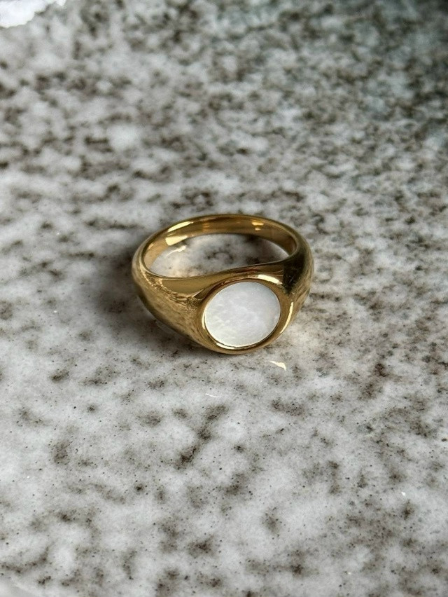 🤍 Кольцо с перламутром купить в Интернет-магазине Садовод База - цена 250 руб Садовод интернет-каталог