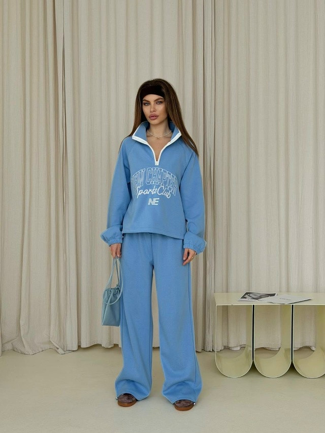 Спортивный женский костюм голубой купить в Интернет-магазине Садовод База - цена 3000 руб Садовод интернет-каталог