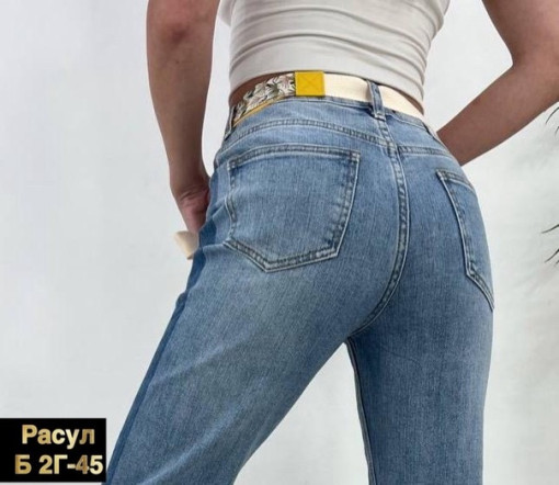 Топовые джинсы-трубы из мягкой, эластичной ткани САДОВОД официальный интернет-каталог