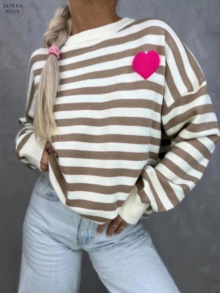 Пуловер коричневый купить в Интернет-магазине Садовод База - цена 700 руб Садовод интернет-каталог